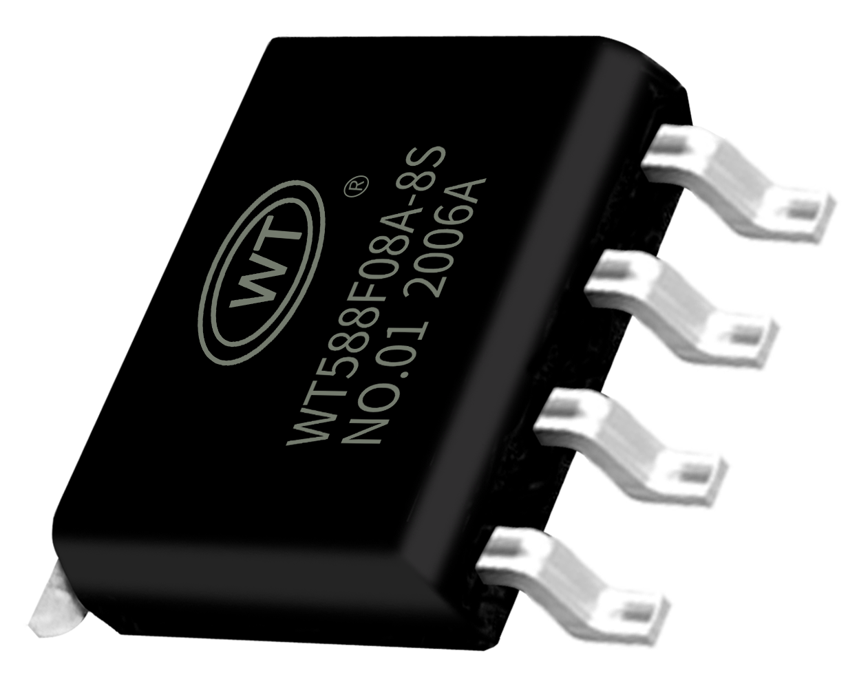 WT588F08A-8s Serial Control 8pin Voice Playback Chip Long Druration Editable/Programmable Voice Audio Sound IC CHIP