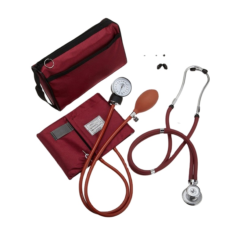 AKK 2021 Hot Sale Custom Manual Aneroid Sphygmomanometer Stainless Stethoscope