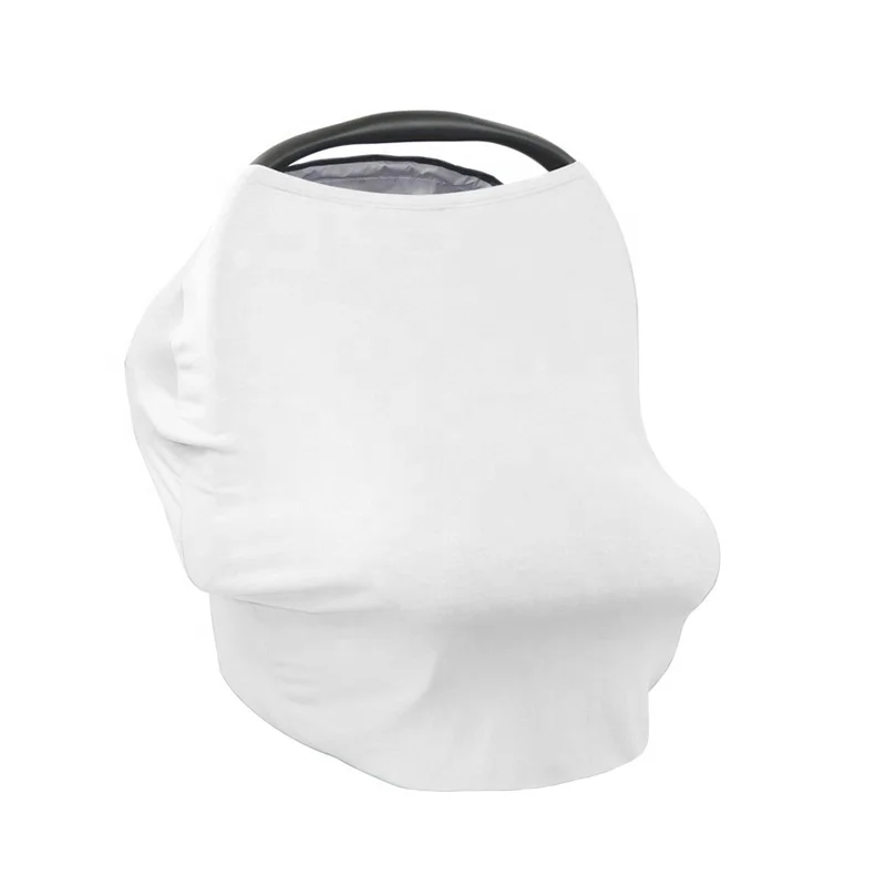 Personalized Logo Printable Multi-Use Infant Baby Nursing Cover Sublimation Baby Car Seat Cover