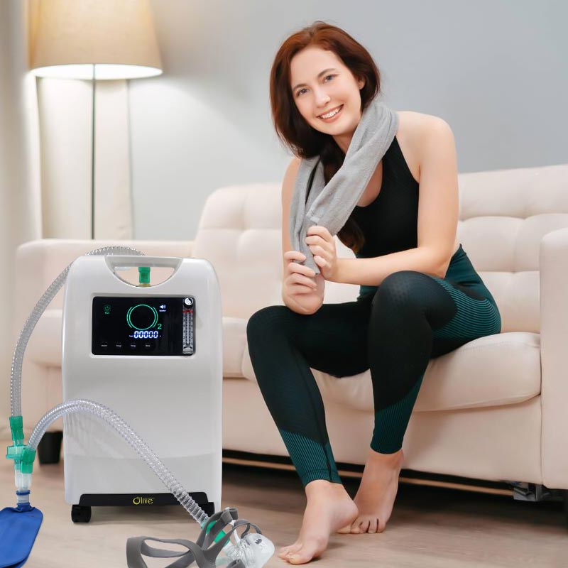 50-100lpm Simulated Altitude Hypoxicator Altitude Training Generator 9% O2 Purity Mountain Hypoxic Generator For Athletes Gym