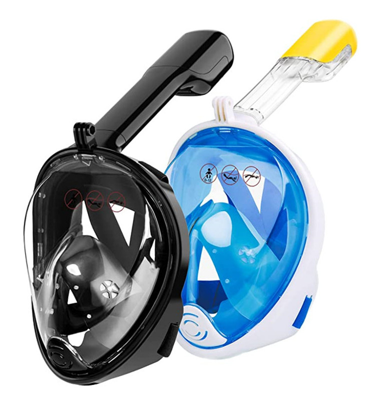 Wholesale Professional Factory Full Face night diving mask Water Sports Equipment Swimming deep sea diving mask