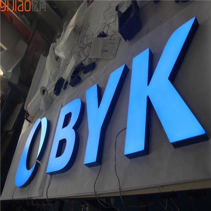 Лидер продаж DIY 3d ПВХ светодиодный передний письмо Светящаяся вывеска для любого размера