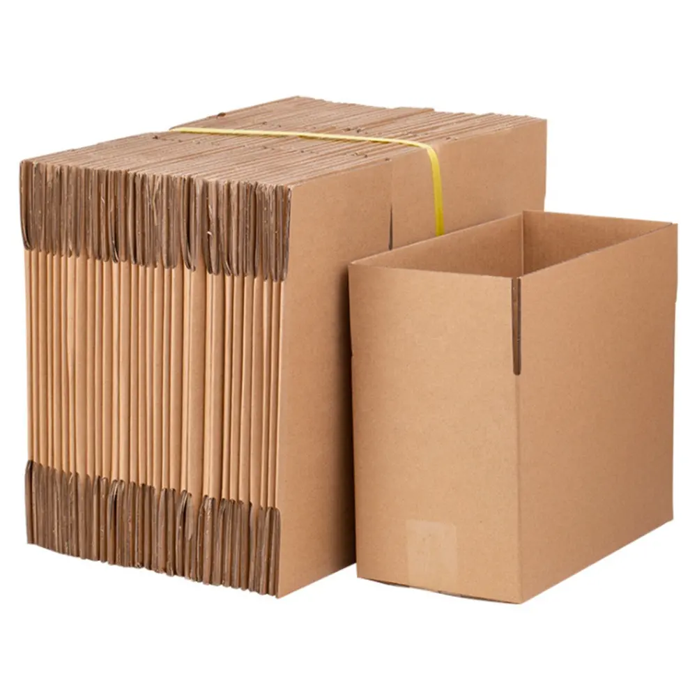 Custom logo printed Corrugated Packaging recyclable box Cardboard  carton box shipping moving boxes