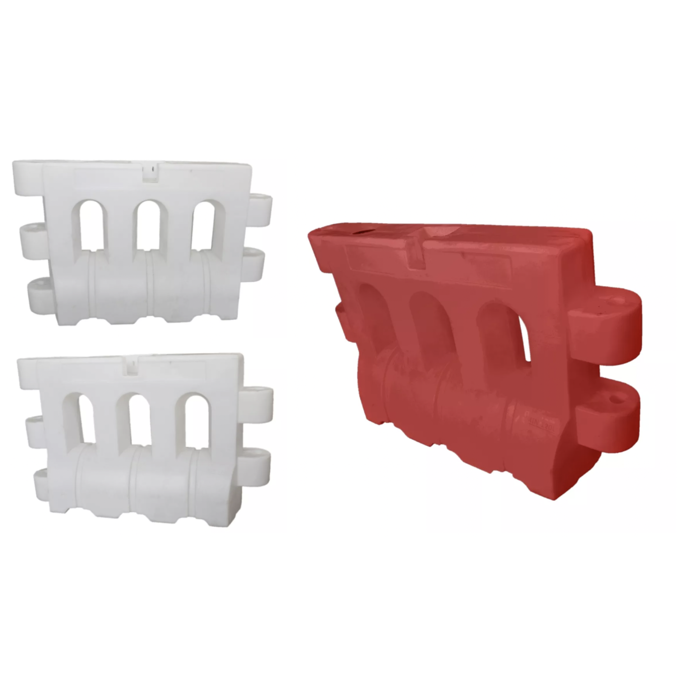 Water filled Road Barrier, plastic Road barricade safety fence