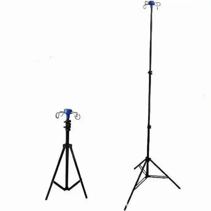 Portable Medical Telescopic Tripod IV Pole Stand Adjustable Infusion Stand Convenient And Durable Drip Stand