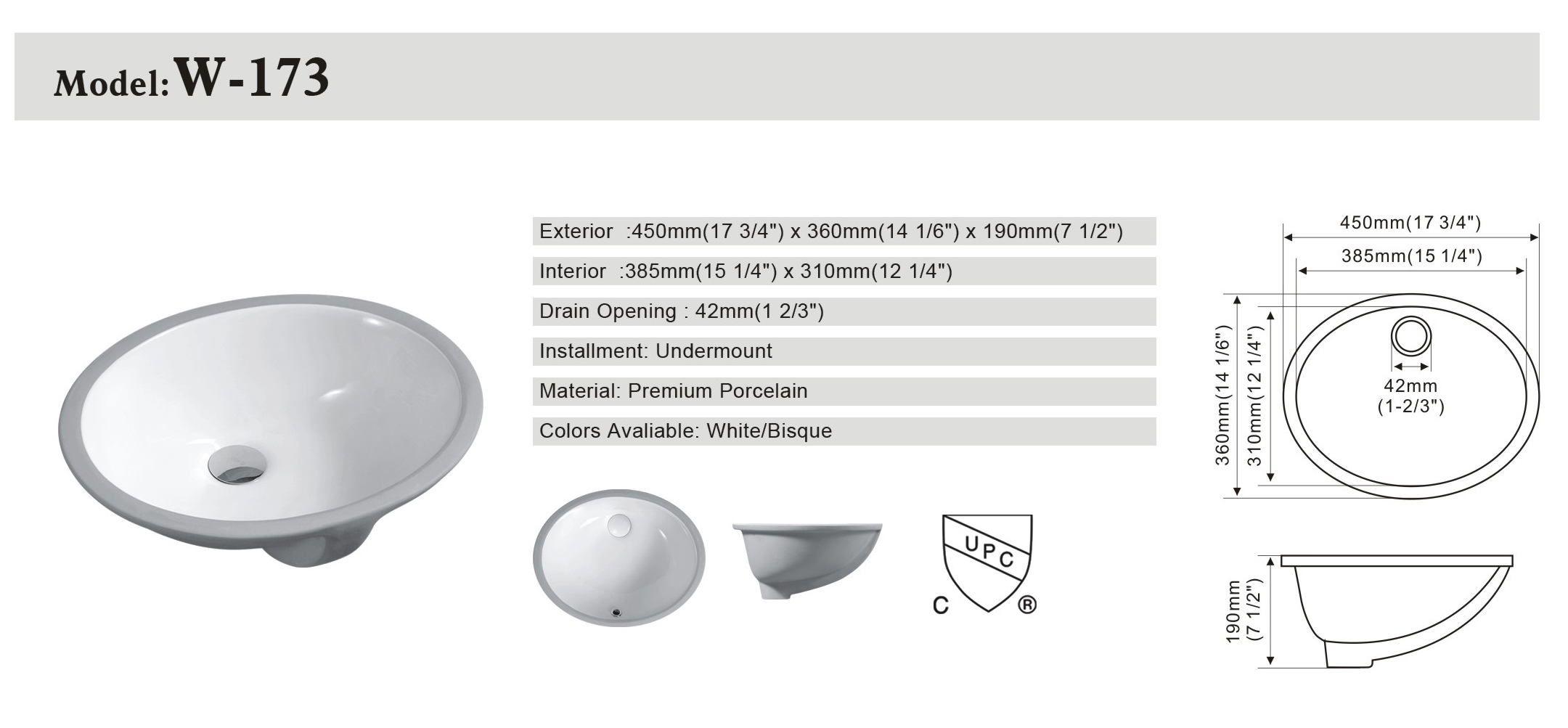 17inch Wholesale Oval Ceramic Undermount Bathroom Sink High Quality Porcelain Modern Sanitary Ware Under Counter Hand Wash Basin