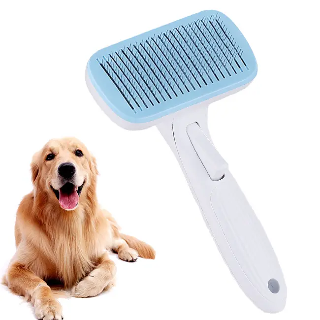 dog cat grooming massage soft bath deshedding comb dog pet brush self cleaning