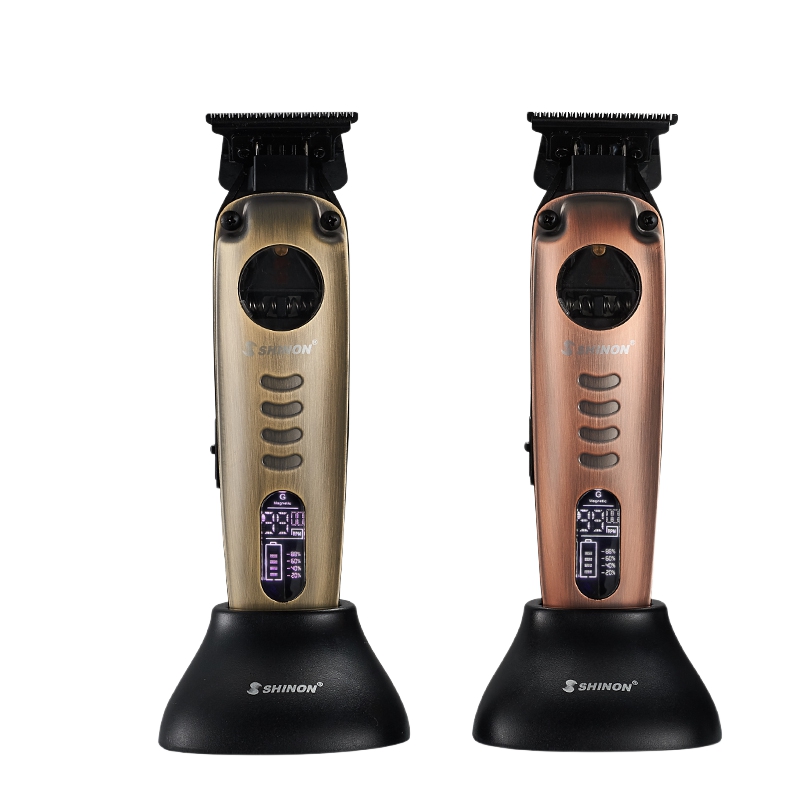 4D S-1949 Professional Charging Base Men's Grooming Kit Hair Clippers Retro Cutting Wireless Charging And Plug Hair Clippers