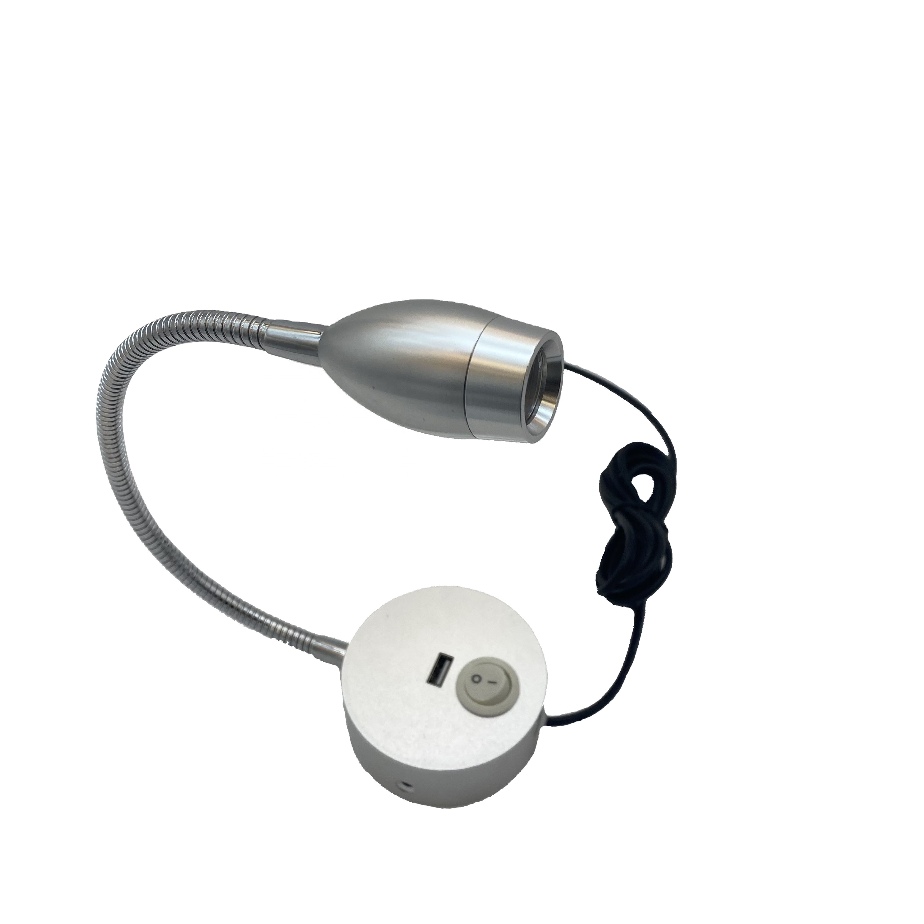 Superior Quality Marine Boat Yacht Flexible Button Control Dimming Wall Led Reading Light