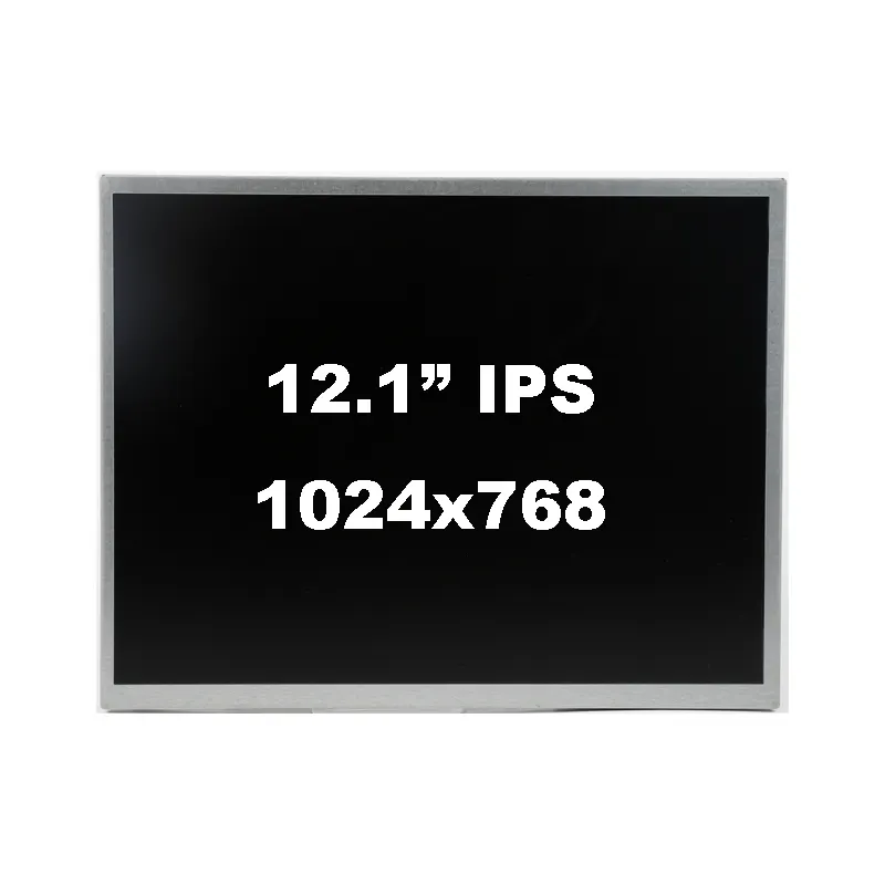 600nits 1000 nits 12.1" IPS LCD Panel 1024x768 LVDS Interface 12.1 inch LCD
