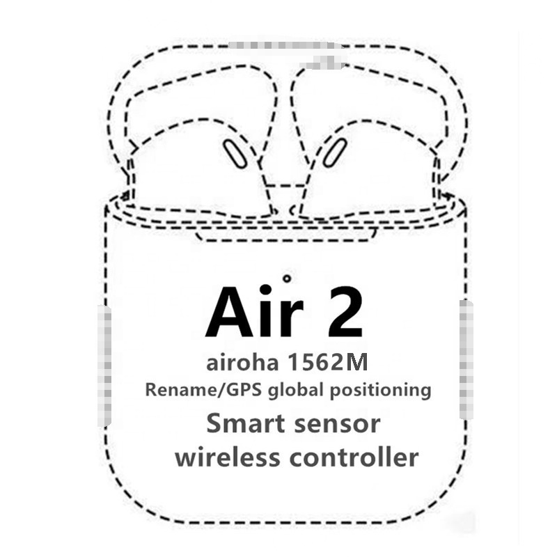 Быстрая доставка лучший оригинальный логотип BT TWS 1:1 Air 2 Air2 беспроводные наушники-вкладыши для телефона Air pro 2