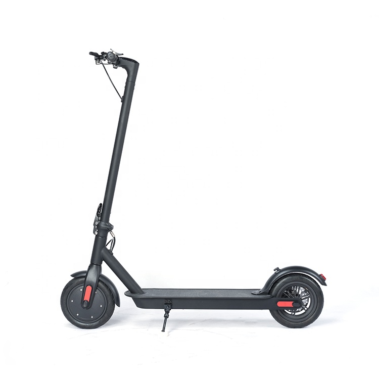 8.5 inch solid tyres carbon steel frame 36V350W brushless motor 36V7.5AH lithium battery adult electric scooter