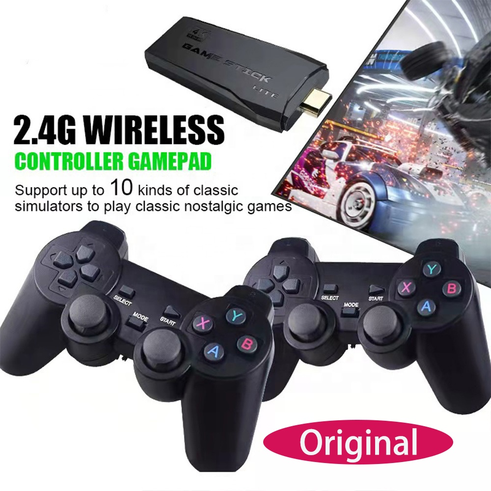 Retro Arcade Game Stick Console Double Players 4K  HD Mini 620 821 M8 Consola Video Classic TV N64 Gaming Console Box