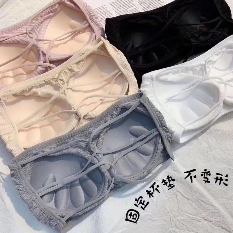 Strapless bra short female Lingerie Beauty Back breathable Halter Female tube top bra