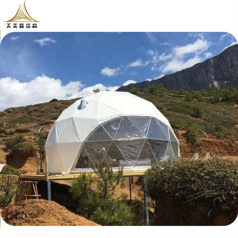 Купольная палатка для 6-8 человек, domo geodesico tenda glamping, 7 метров geodome