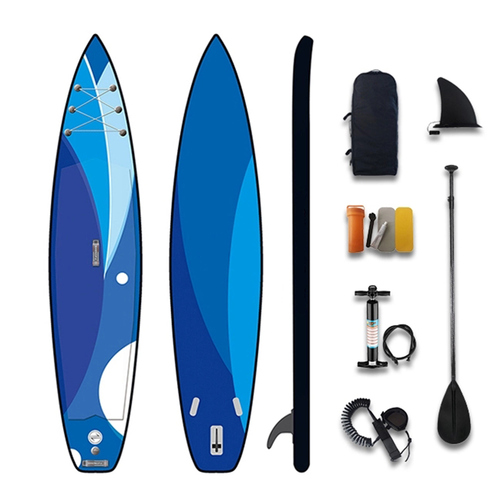 FunFishing высококачественная двухслойная доска из ПВХ для sup-серфинга, прозрачная доска для серфинга