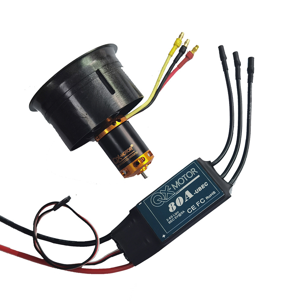 2822 64 мм 60A 80A ESC ручной пульт дистанционного управления RC сборка Ducted Fan Edf Motor