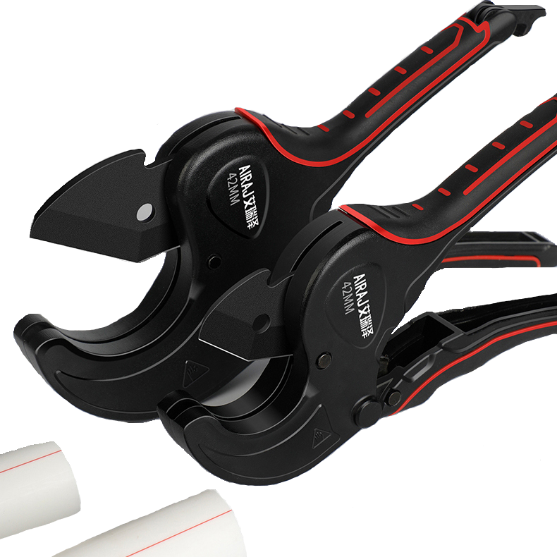 Heavy Duty Fast Cut 32-75MM Pipe Cutter PVC/PPR PE Plastic Pipe Hose Ratchet Manual Other Hand Tools Cutting