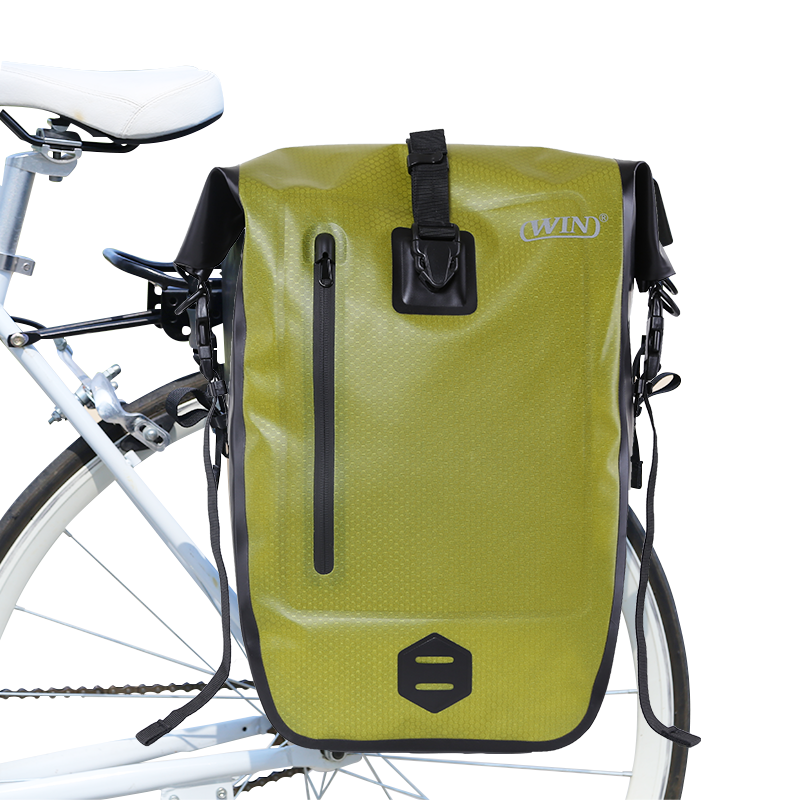 Win High Quality 24L Capacity Waterproof Bike Pannier Bag Waterproof Pannier Bag