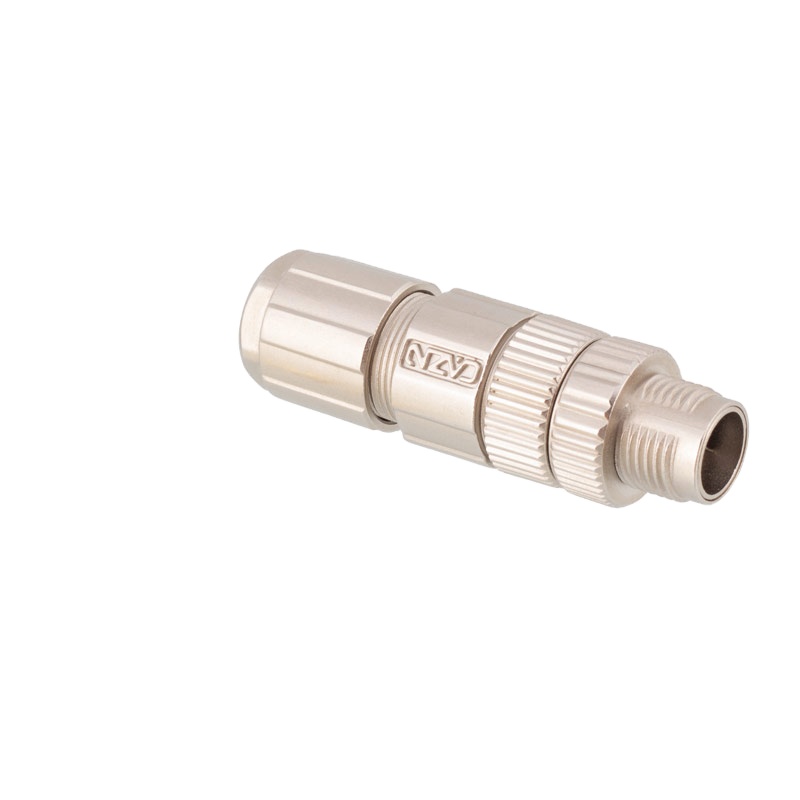 Обжимной разъем 10 Гб Cat6A прекращение поле-installable 8pin M12 X код Разъем