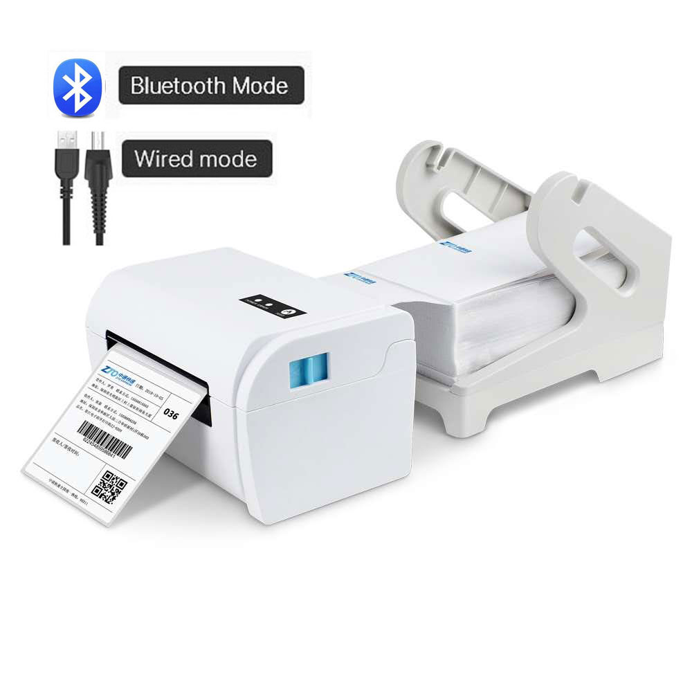 Настольный Термопринтер для этикеток Blue tooth usb, 4*6 дюймов