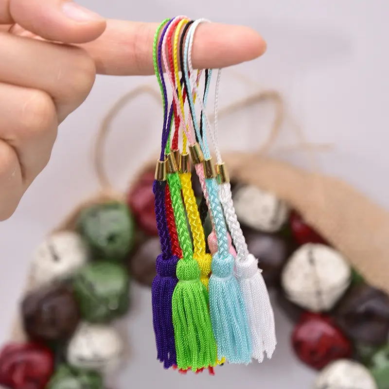 Wholesale Bell Accessories Colored Cotton Ropes Hanging Decorative Custom Small Ropes