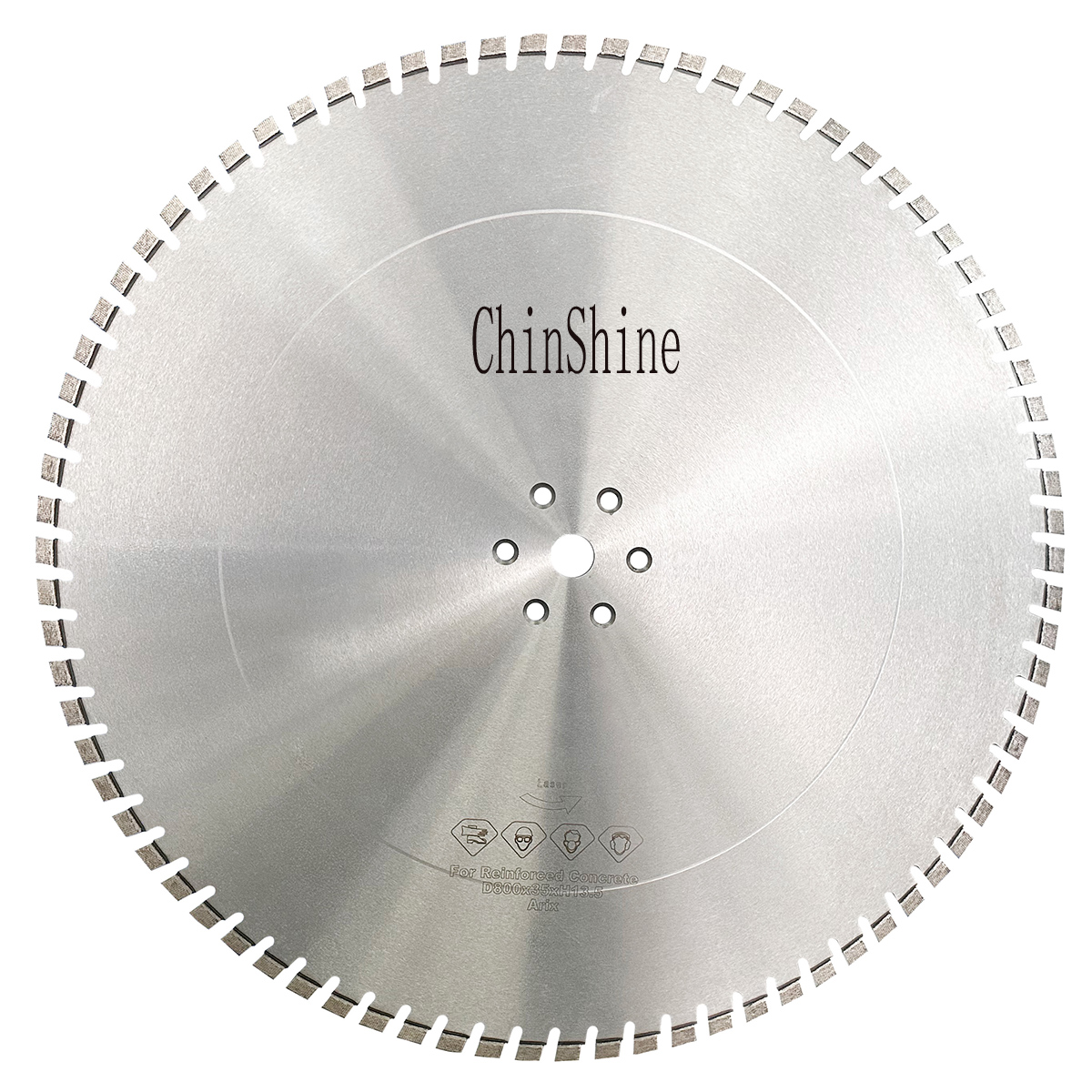 32 inch 800mm Laser welded diamond wall saw blade for cutting concrete from China famous supplier