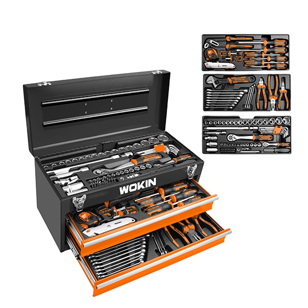 WOKIN 901098 Tools and Hardware 98pcs Chest Tool Set