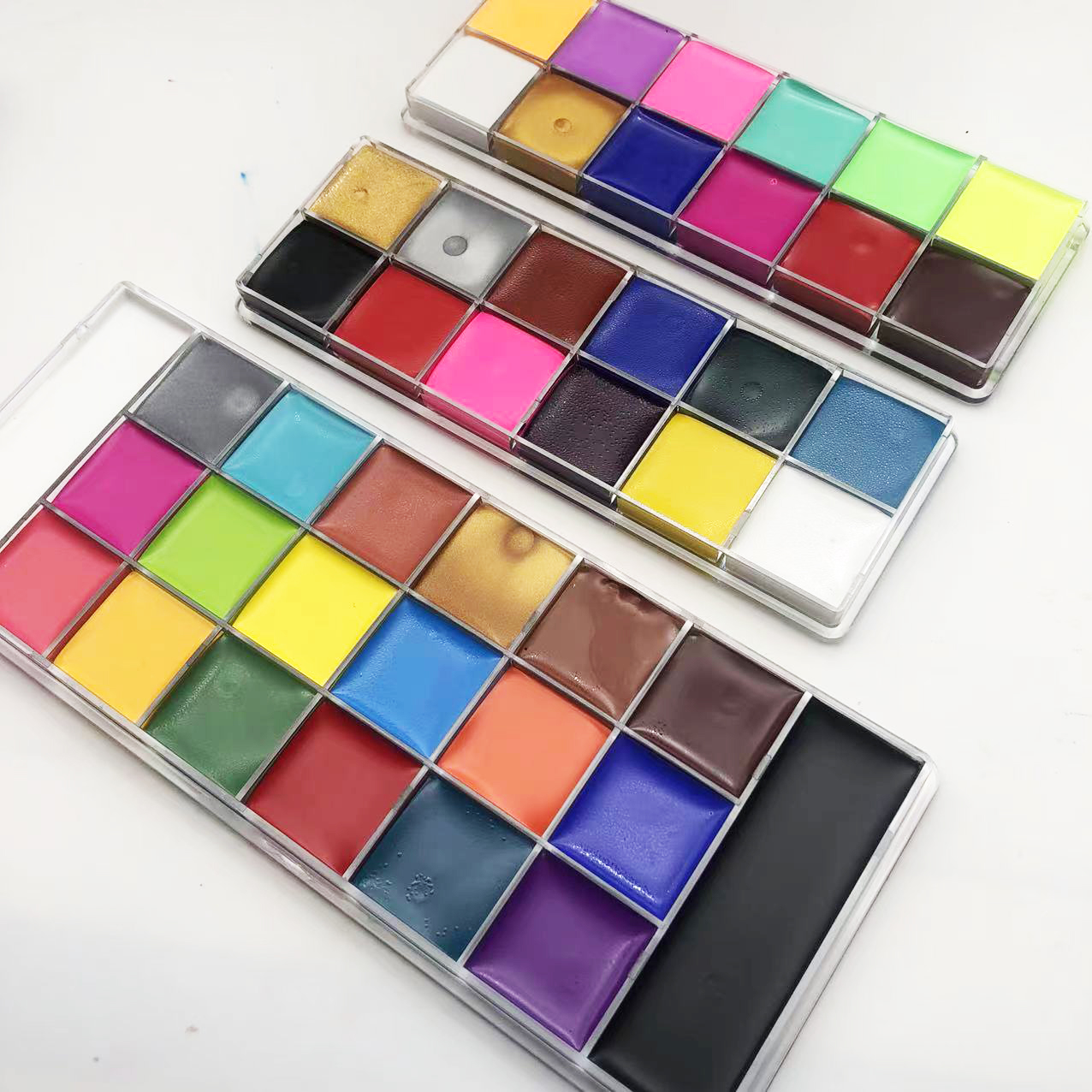 Water Proof Face Paint Palette Vegan oil Based Neon Makeup Face Painting Body Art