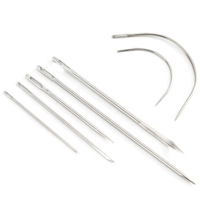 Multifunction 7Pcs Hand Repair Sewing Needles Patching Tool / leather sewing needles / curved sewing needle