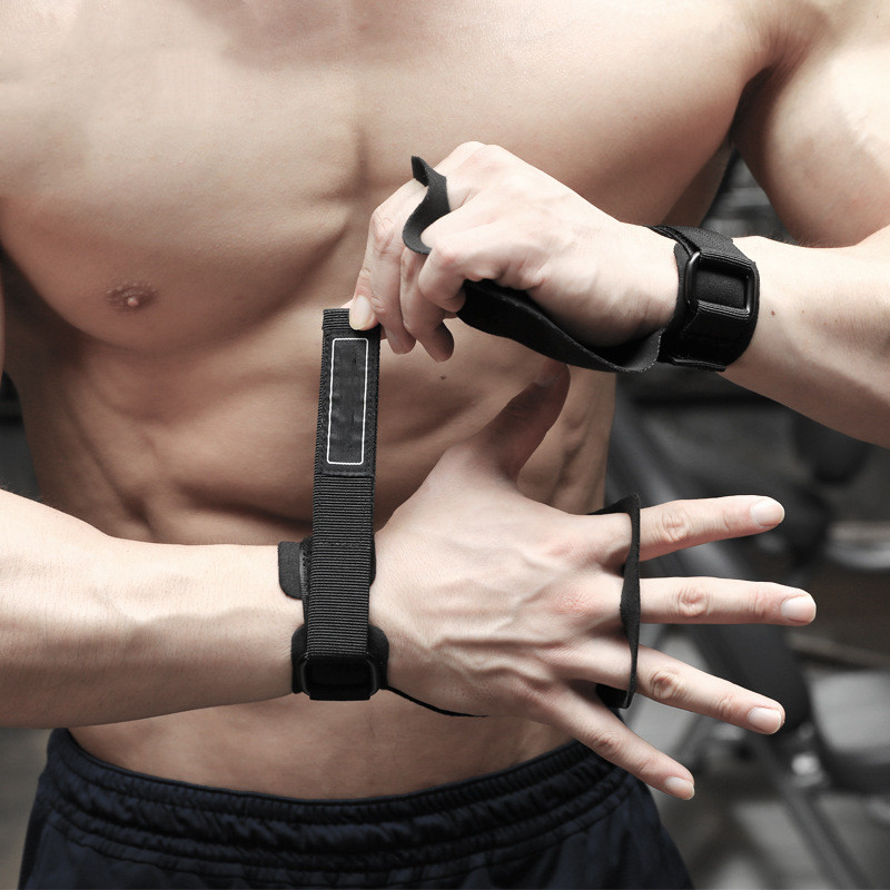 Carbon Fibre Hand Grips Pull Up Palm Protector Gymnastic Weightlifting Grip Gloves