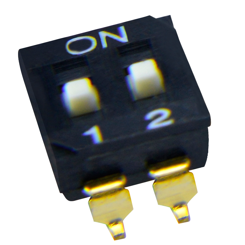 HONGJU SMD 6 Position DIP Switch With 2 Position Switch