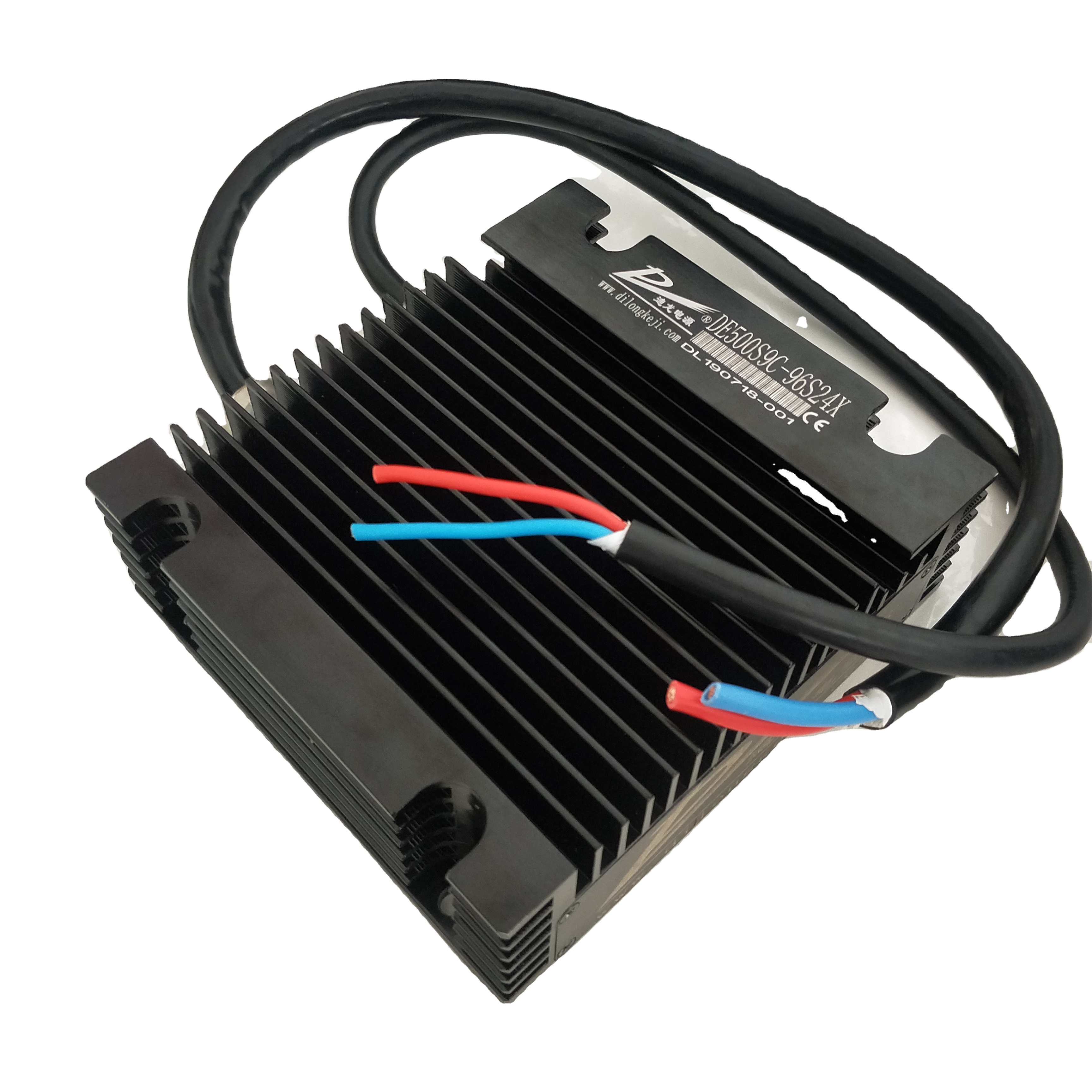Electric vehicle self cooled low power 500W onboard 96V to 14V Isolated DC-DC universal converter