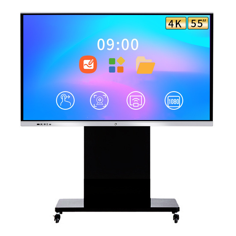 Weier 55 дюймов multi touch screen smart board 4K ЖК-дисплей интерактивной сенсорной плоской панелью для конференц-зала и обучения