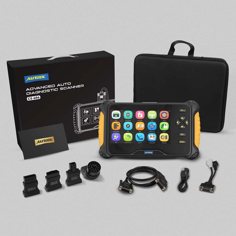 Полная система AUTOOL CS606 Автомобильная диагностическая машина Obd2 сканер для всех изготовленных транспортных средств инструмент для диагностики автомобиля Auto professionnel