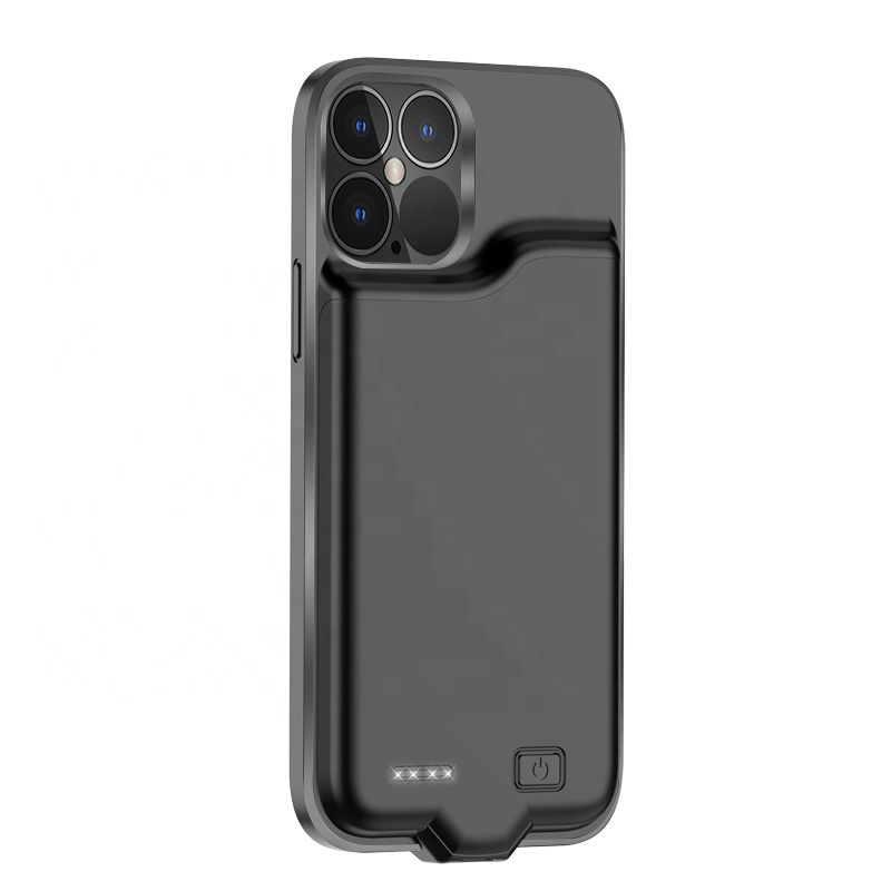 2021 Новые поступления 5500 мА/ч, 6,1 дюймов Чехол-аккумулятор для iPhone12 Power Bank, Не доставая его из чехла по выгодной цене