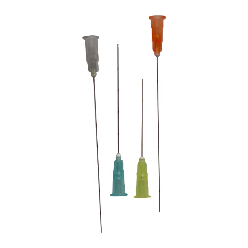 High quality safe 23G 50mm ce micro blunt tip cannula needle for hyaluronic acid fillers