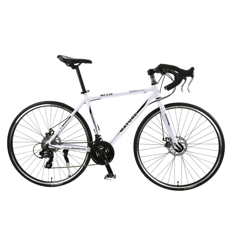 Белый велосипедный дорожный велосипед 700C trek madone slr 9 двойной дисковый тормоз гоночный велосипед шоссейный спортивный автомобиль 21 скоростной Профессиональный дорожный велосипед