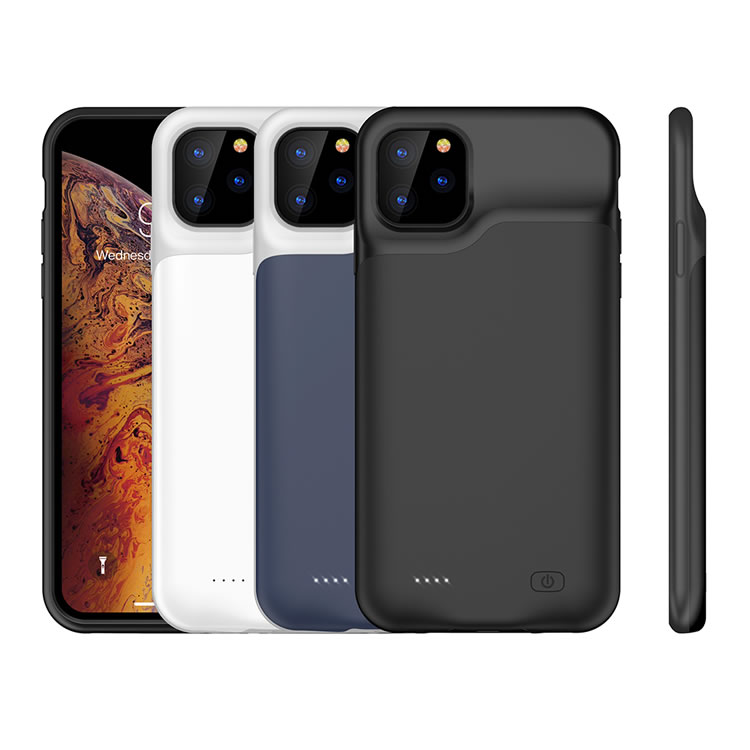 5000mah unique silicone backup powerbank charger for iphone 11 battery case