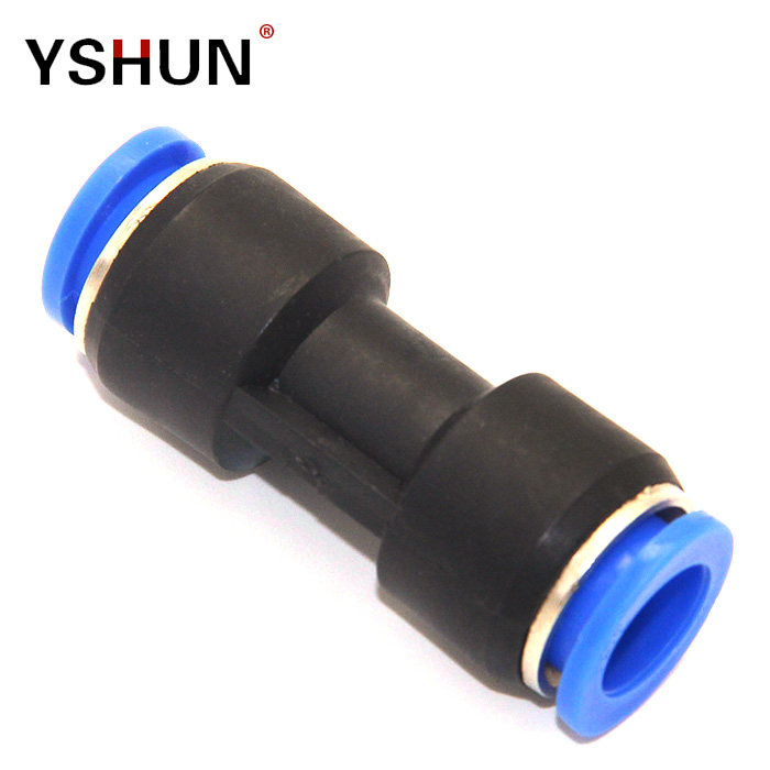 YSHUN factory PU15mm Union straight Pneumatic Fitting