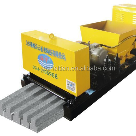 Prestressed concrete T beam machine for flooring system. double T beam mold