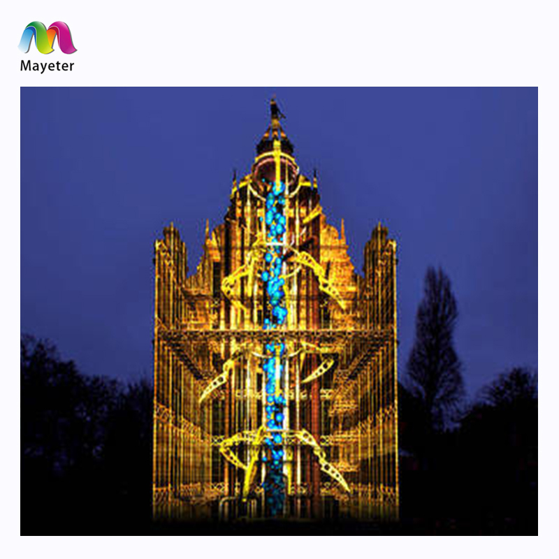 3d video dynamic outdoor building construction projection mapping projector projection wall