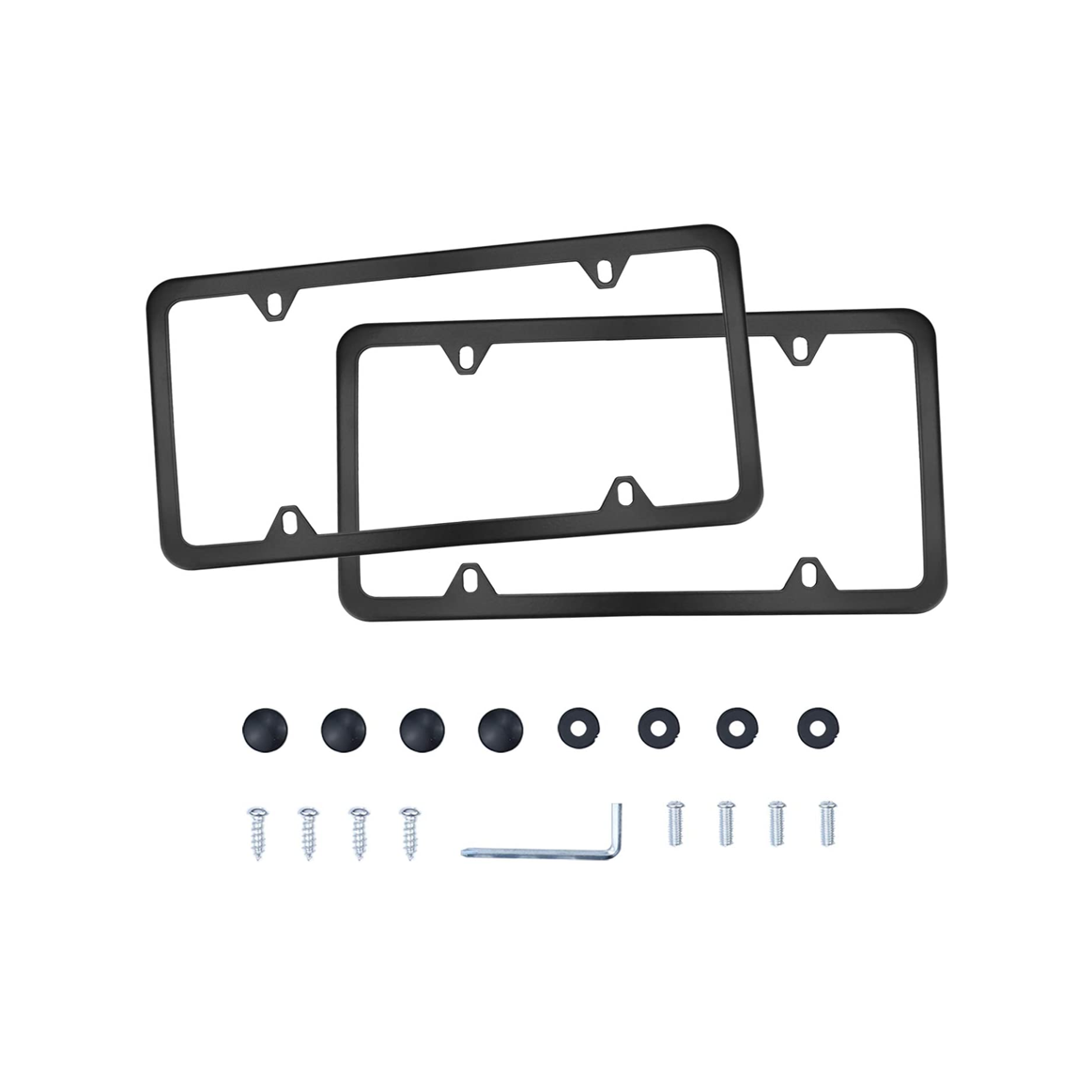 Wholesale custom design carbon fiber license plate frame for America cars