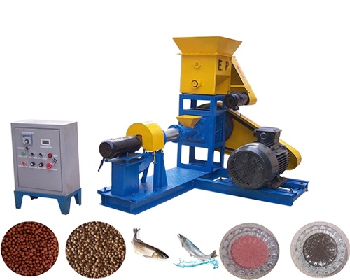 120-150kg/h dry type floating fish pellet feed extrusion machine fish feed machine floating fish food feed extruder