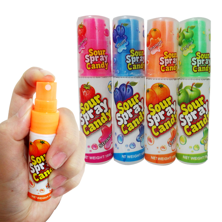 liquid candy sweet flavor sour spray liquid candy for sale