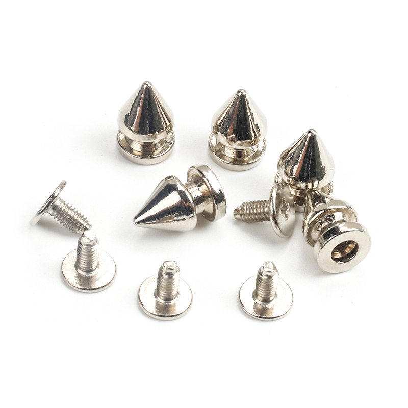 Screw Back Claw Metal Spike for Leather Shoes bags jacket