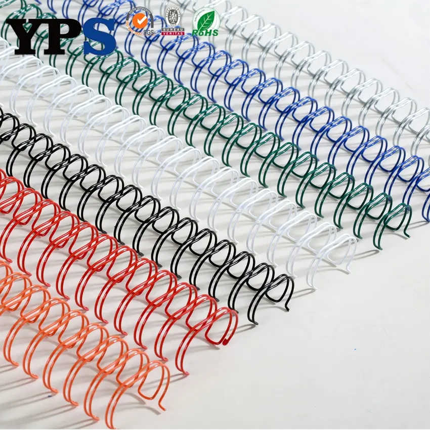 1/4"-1 1/2" Metal Spiral Book Binding Double Ring Wire O For A4A5 NoteBook and Calendars
