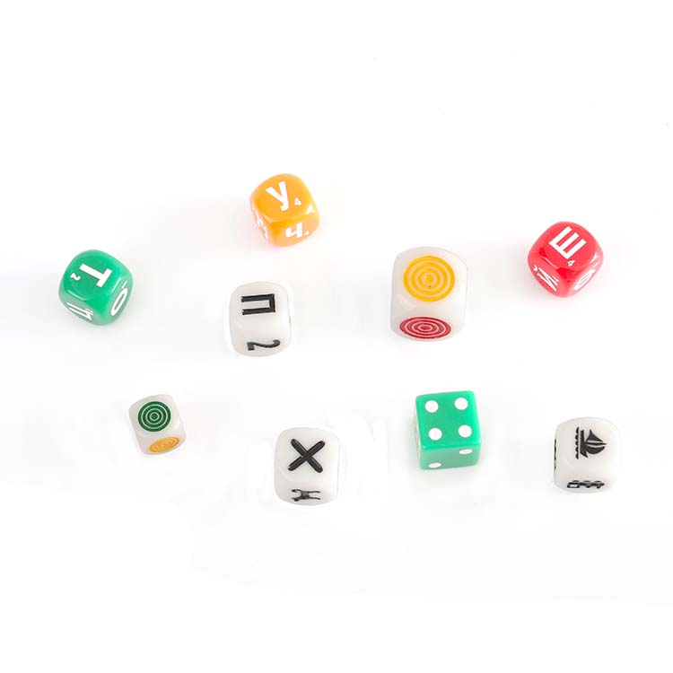 Шестисторонние игральные кубики D6-Многосторонние пластиковые игральные кубики-игрушки для настольных игр, Подземелья и Драконы