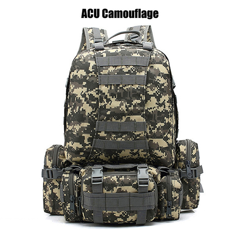 Waterproof Large Capacity Outdoor Combat Army Military Tactical Bag Backpack