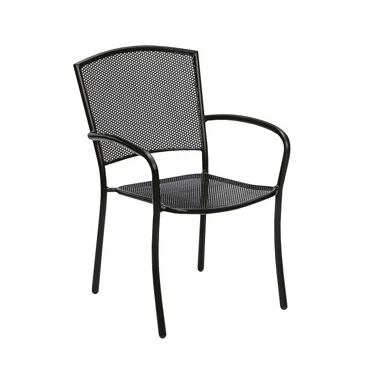 expanded metal mesh garden dinning chair